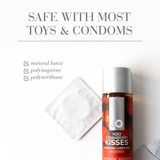 H2O - STRAWBERRY KISSES - WATERBASED LUBRICANT - 1 FL OZ / 30 ML