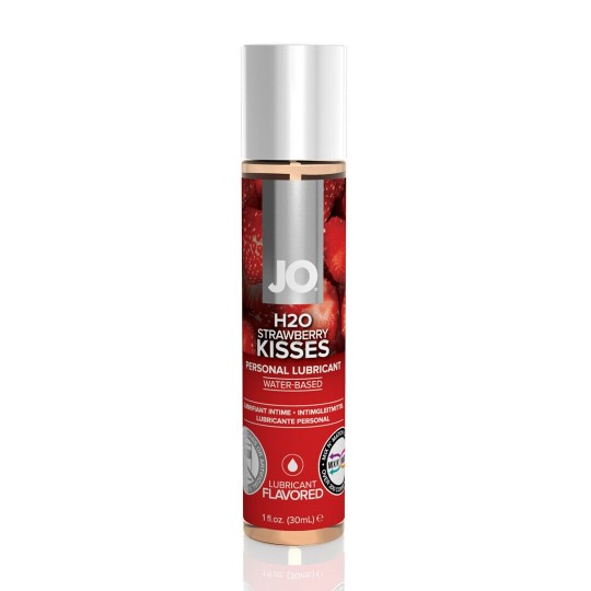H2O - STRAWBERRY KISSES - WATERBASED LUBRICANT - 1 FL OZ / 30 ML