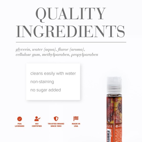 H2O - PEACHY LIPS - WATERBASED LUBRICANT - 1 FL OZ / 30 ML