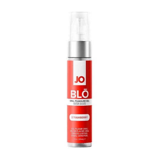BLO - STRAWBERRY - ORAL PLEASURE GEL - 1 FL OZ / 30 ML