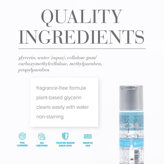 H2O - ORIGINAL - WATERBASED LUBRICANT - 2 FL OZ / 60 ML