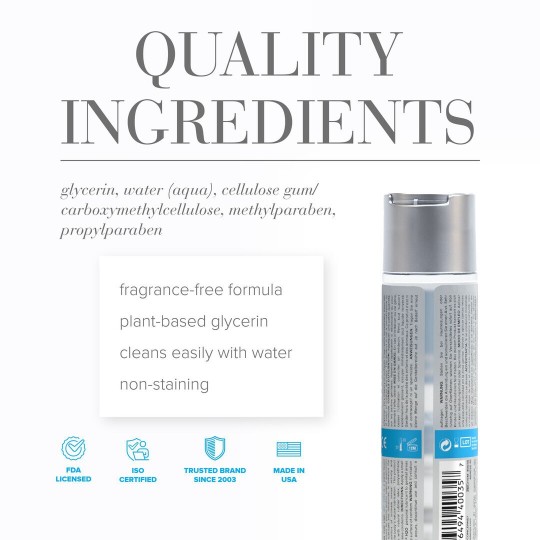 H2O - ORIGINAL - WATERBASED LUBRICANT - 4 FL OZ / 120 ML