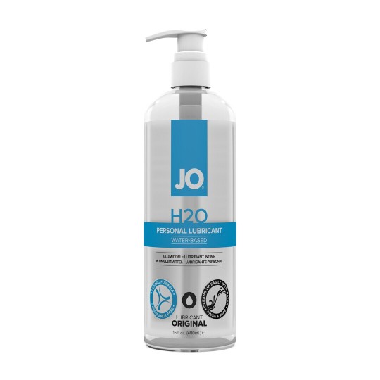 H2O - ORIGINAL - WATERBASED LUBRICANT - 16 FL OZ / 480 ML