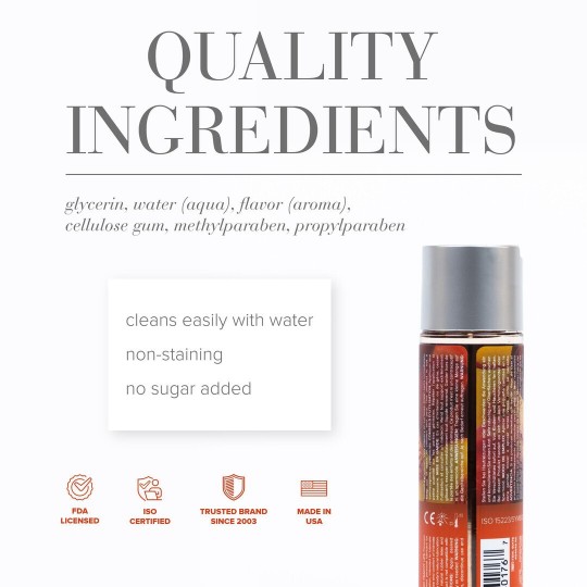 H2O - PEACHY LIPS - WATERBASED LUBRICANT - 4 FL OZ / 120 ML