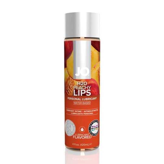 H2O - PEACHY LIPS - WATERBASED LUBRICANT - 4 FL OZ / 120 ML