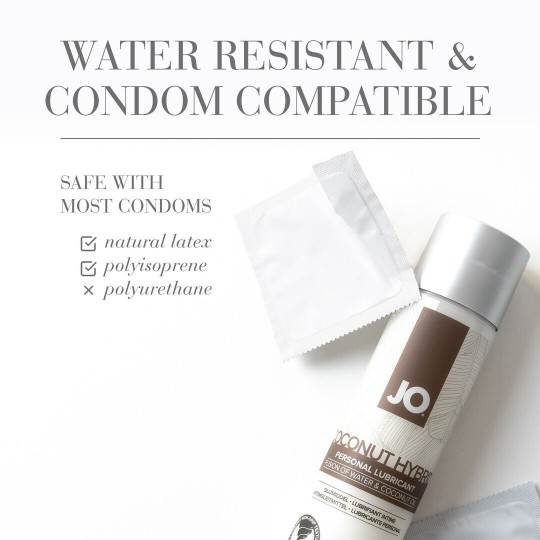 COCONUT HYBRID - WATERBASED AND COCONUT OIL LUBRICANT - 4 FL OZ / 120 ML