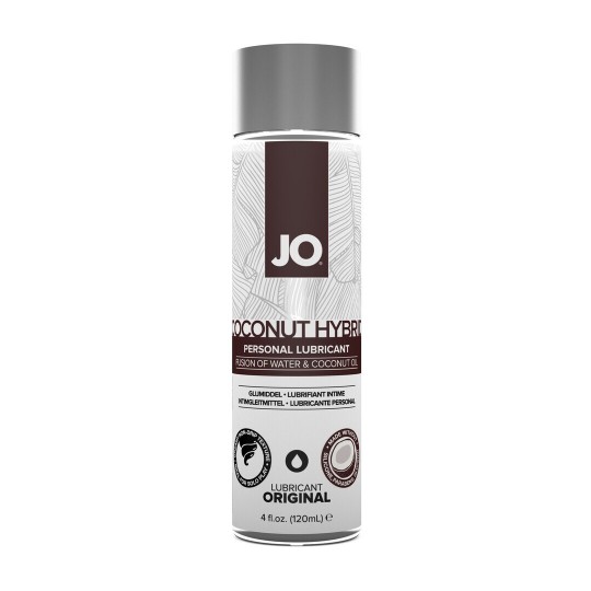 COCONUT HYBRID - WATERBASED AND COCONUT OIL LUBRICANT - 4 FL OZ / 120 ML