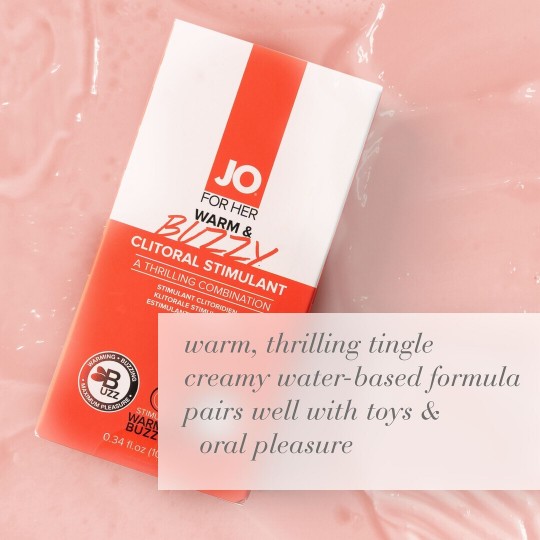 WARM AND BUZZY - WARMING AND BUZZING CLITORAL STIMULANT - 0.34 FL OZ / 10 ML