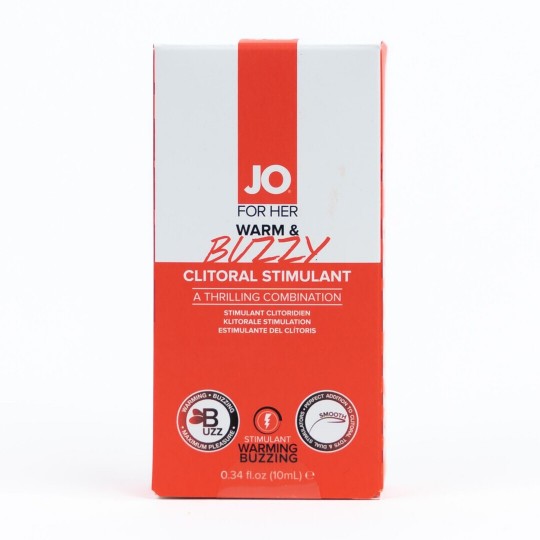 WARM AND BUZZY - WARMING AND BUZZING CLITORAL STIMULANT - 0.34 FL OZ / 10 ML