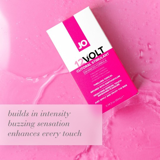 12 VOLT - BUZZING AND TINGLING CLITORAL STIMULANT - 0.34 FL OZ / 10 ML