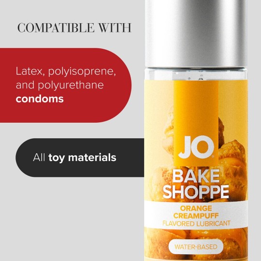 BAKE SHOPPE - ORANGE CREAMPUFF - WATERBASED LUBRICANT - 2 FL OZ / 60 ML