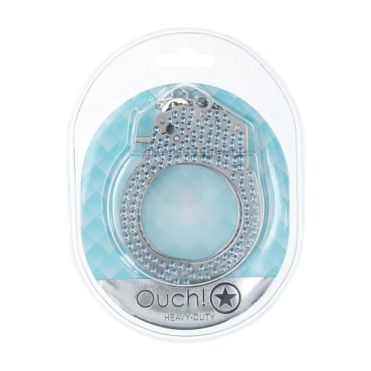 HEAVY-DUTY DIAMOND HANDCUFFS - BLUE