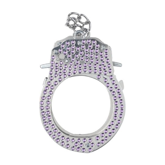 HEAVY-DUTY DIAMOND HANDCUFFS - PURPLE