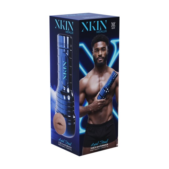 METALLIX - AXEL STEEL - TORCH MASTURBATOR - MOUTH - 570G - BLUE/BROWN