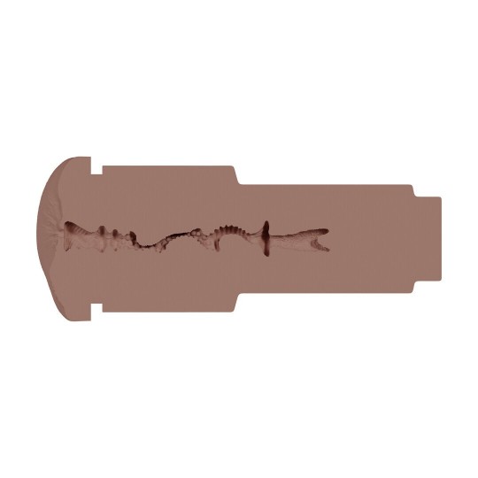 METALLIX - LYRA ROSE - TORCH MASTURBATOR - ASS - 570G - ROSE GOLD/BROWN