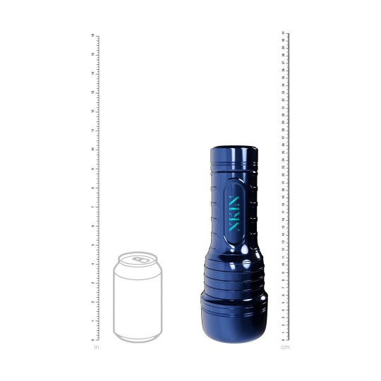 METALLIX - DANTE KNOX - VIBRATING TORCH MASTURBATOR - MOUTH - 590G - BLUE/TAN