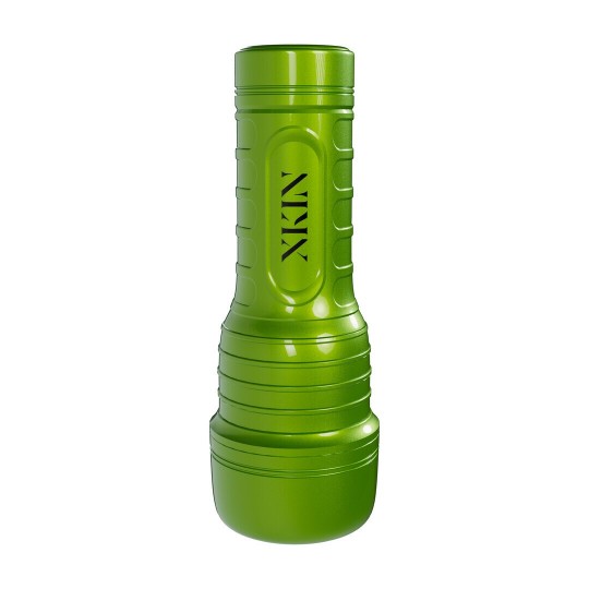 METALLIX - LYV ROYALE - VIBRATING TORCH MASTURBATOR WITH SUCTION - MOUTH - 660G - GREEN/BROWN