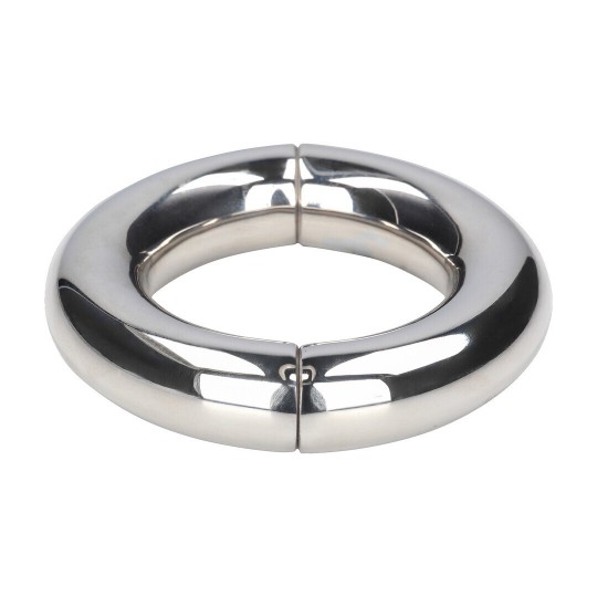 STAINLESS STEEL MAGNETIC COCKRING - SILVER