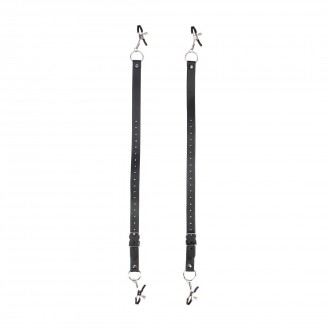 LABIA SPREADER WITH CLAMPS - BLACK
