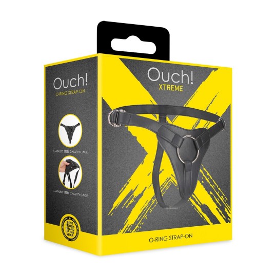 O-RING STRAP-ON - BLACK