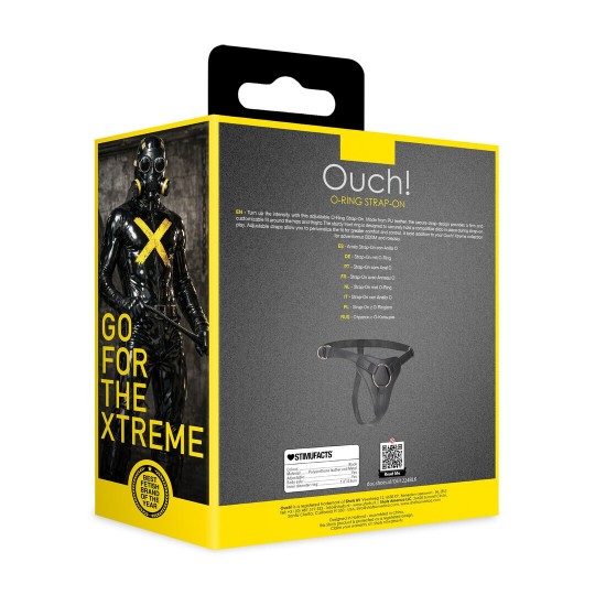 O-RING STRAP-ON - BLACK