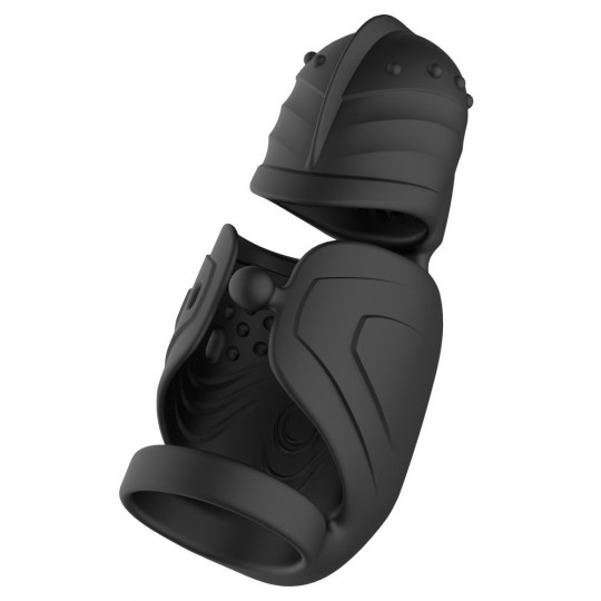 COCK VIBRATOR WITH ELLIPTICAL MOVING GLANS STIMULATOR