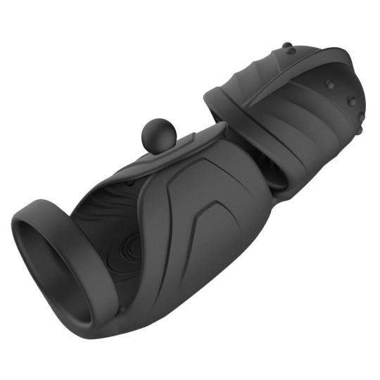 COCK VIBRATOR WITH ELLIPTICAL MOVING GLANS STIMULATOR