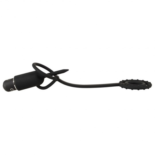 PENISPLUG WITH VIBRATOR AND COCK RINGS