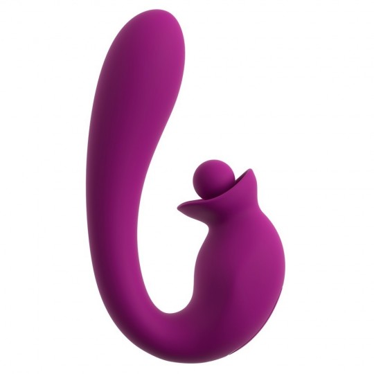 VIBRATOR WITH DOUBLE ROTATION