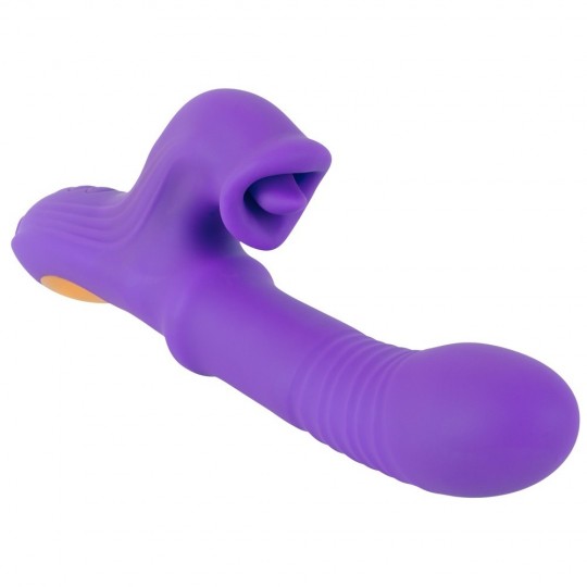 THRUSTING VIBRATOR WITH A MOVING RING