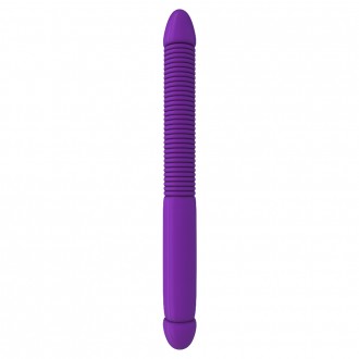 SEX PLEASE! 16 INCH DOUBLE DONG PURPLE