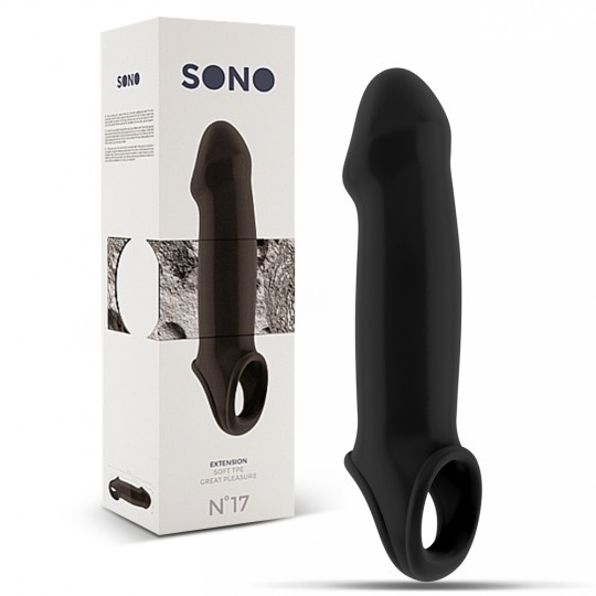 Manicotto con prolunga per pene Sleep N Nero Fla17