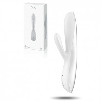 VIBRADOR RECARREGÁVEL E5 OVO BRANCO