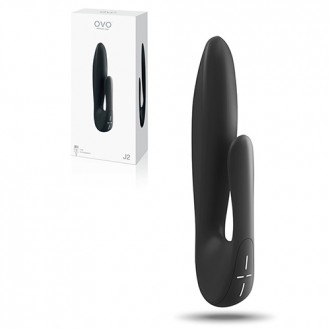 OVO J2 RECHARGEABLE VIBRATOR BLACK
