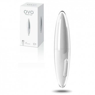 OVO C1 RECHARGEABLE VIBRATOR WHITE