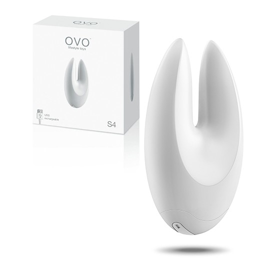 ESTIMULADOR RECARGABLE S4 OVO BLANCO