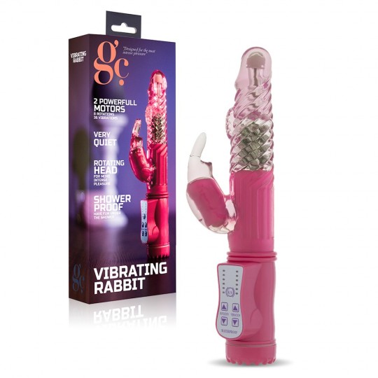 DILDO VIBRANTE DI CONIGLIO ROSA