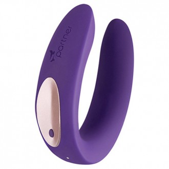 PARTNER PLUS COUPLES VIBRATOR WITH USB CHARGER