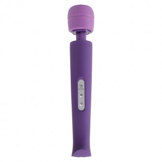 MASSAJADOR COM CARREGADOR USB CANDY PIE MAGIC WAND ROXO