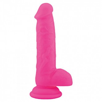 REAL SAFE ROD LARGE REALISTIC DILDO PINK