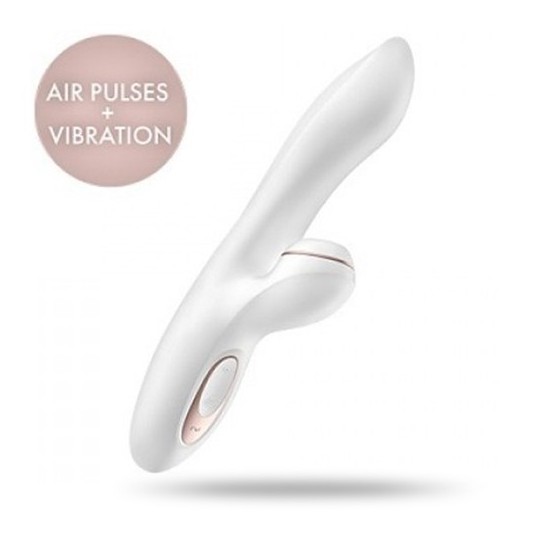 ESTIMULADOR DEL CLÍTORIS RECARGABLE SATISFYER PRO G-SPOT RABBIT
