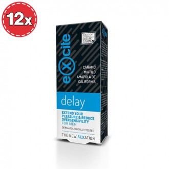 PACK CON 12 GEL RETARDANTE MAN DELAY EXCITE 15ML