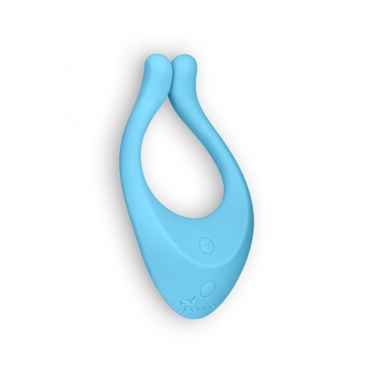 VIBRADOR PARTNER MULTIFUN 1 COM CARREGADOR USB AZUL