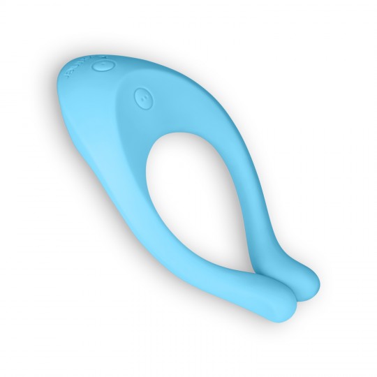 VIBRADOR PARTNER MULTIFUN 1 COM CARREGADOR USB AZUL
