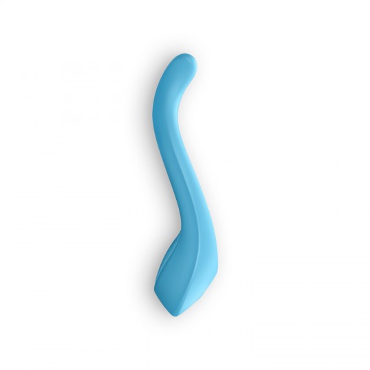 VIBRADOR PARTNER MULTIFUN 1 COM CARREGADOR USB AZUL