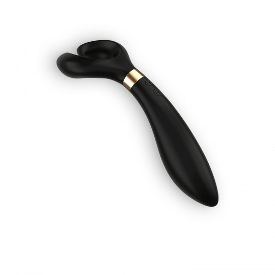 VIBRADOR PARTNER MULTIFUN 3 CON CARGADOR USB NEGRO