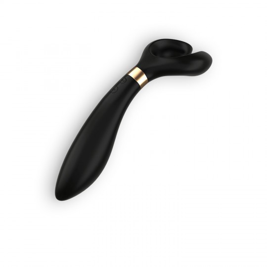 VIBRADOR PARTNER MULTIFUN 3 CON CARGADOR USB NEGRO
