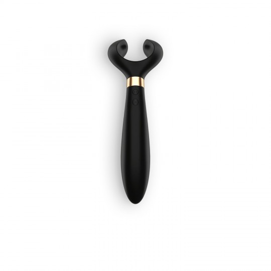 VIBRADOR PARTNER MULTIFUN 3 CON CARGADOR USB NEGRO