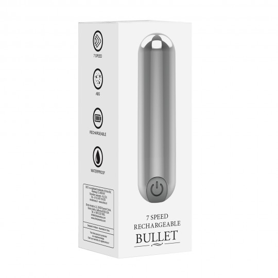 BE GOOD TONIGHT RECHARGEABLE VIBRATING BULLET SILVER
