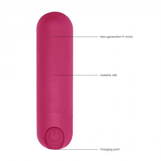 BE GOOD TONIGHT RECHARGEABLE VIBRATING BULLET PINK